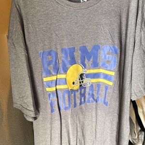 Gray Rams Football T-Shirt